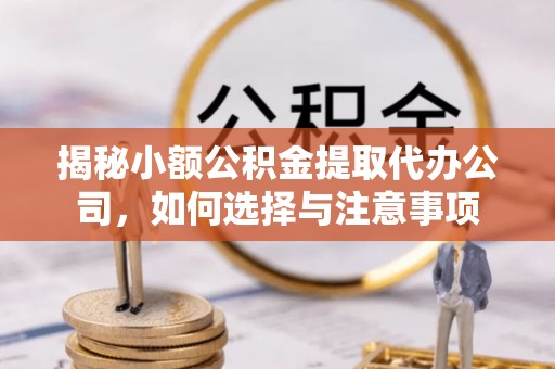 颍州揭秘小额公积金提取代办公司，如何选择与注意事项